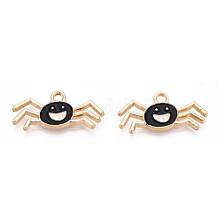 Pendentifs en alliage plaqué or clair&nbsp;LS-ENAM-T009-13A