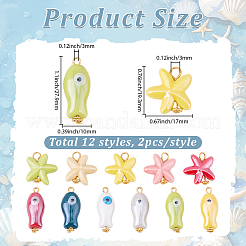 2 sachet de pendentifs en porcelaine faits main&nbsp;FIND-BM0001-72