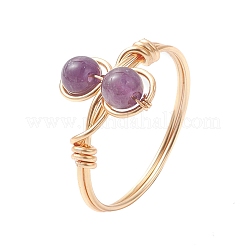 Natürliche & synthetische Edelstein Fingerringe&nbsp;RJEW-JR00945-01