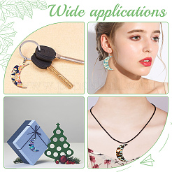Kits de fabrication de boucles d'oreilles en forme de goutte de lune&nbsp;DIY-SC0018-65