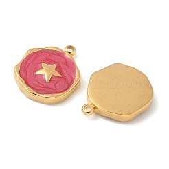 304 Edelstahl-Emaille-Anhänger&nbsp;STAS-U057-14G-03