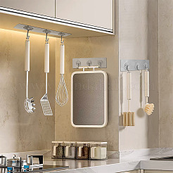 Perchas de pared acrílicas autoadhesivas&nbsp;AJEW-TADJ0001-09A-01