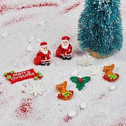 Décorations d'affichage à la maison en plastique à thème de noël&nbsp;AJEW-SZ0001-14
