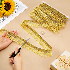 Decoración de borlas metálicas de 20 yarda&nbsp;DIY-WH0783-008