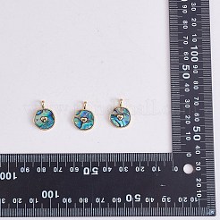 5 Stück natürliche Abalone-Muschel/Paua-Muschel-Anhänger&nbsp;KK-SZ0002-38A