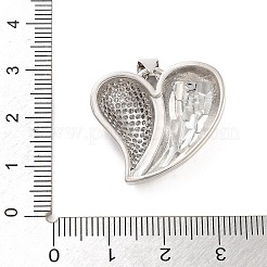 Messing micro pave klare zirkonia anhänger&nbsp;KK-C064-01P