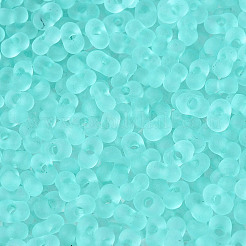 Perline di vetro trasparente satinato fgb&nbsp;SEED-N013-06A-10