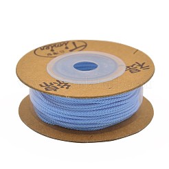 Cordons de fils de coton en nylon rond teints écologiques&nbsp;OCOR-L001-821-502