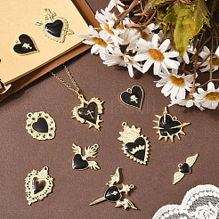 20 pendentif en alliage émaillé de style gothique&nbsp;PALLOY-SC0004-45C