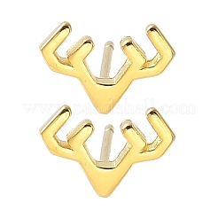 925 Ohrstecker aus Sterlingsilber für Damen&nbsp;EJEW-K303-03G