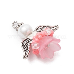 Pendentifs anges en perles de verre&nbsp;PALLOY-MZ00714-03