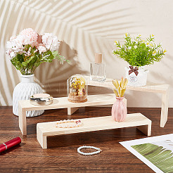 Présentoirs en bois à 3 étage&nbsp;ODIS-WH0030-84