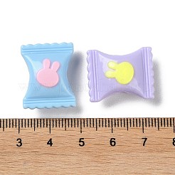 Cuentas acrílicas opacas de dos tonos&nbsp;SACR-I005-09B