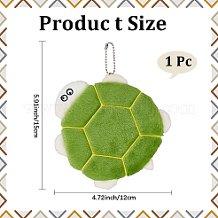 1 monedero de peluche con forma de tortuga de dinero&nbsp;AJEW-DJ0001-46