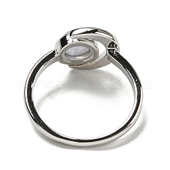 Anelli regolabili con pietre preziose naturali&nbsp;RJEW-K269-09P