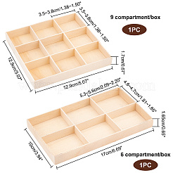 2 Stück Aufbewahrungsbox aus Holz in 2 Stilen&nbsp;CON-PH0002-73