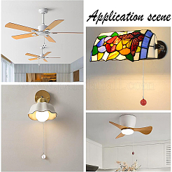 4 rallonge de chaîne de traction pour ventilateur de plafond en PVC de 4 styles&nbsp;FIND-BC0003-39