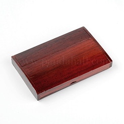 Boîte de rangement pour cartes de visite en bois&nbsp;AJEW-WH0189-60