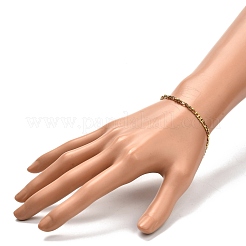 Bracelet chaîne figaro en acier inoxydable 304 pour homme et femme&nbsp;BJEW-JB06937
