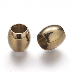 Glatte Perlen aus Edelstahl 304&nbsp;LS-STAS-Q146