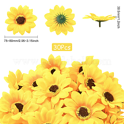 30 Stück künstliche Sonnenblume aus Stoff&nbsp;DIY-SP0005-97