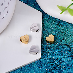 4 perline in acciaio inossidabile di 2 colori&nbsp;STAS-TA0002-72B