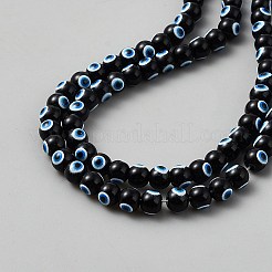 Opache perle di vetro fili&nbsp;GLAA-TAC0028-008A