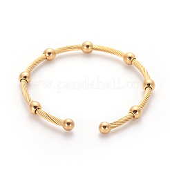 Manschetten-Armreif-Sets aus Edelstahl 304&nbsp;BJEW-L642-09