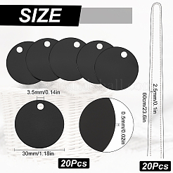 DIY-Set zum Herstellen von Halsketten mit leerem Stempelanhänger&nbsp;DIY-SC0020-83