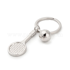 Porte-clés de tennis en alliage de zinc&nbsp;KEYC-I117-01P-02