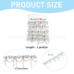 Strass Tasse Ketten&nbsp;DIY-WH20055-006B