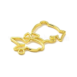 Pendentifs de lunette ouverte en alliage&nbsp;FIND-D025-02G