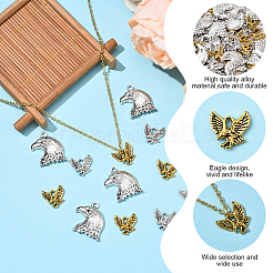 60 pz 3 stili pendenti in lega di stile tibetano&nbsp;FIND-YW0007-26