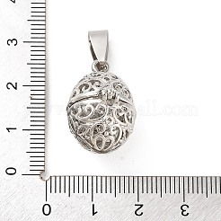 Anhänger aus Legierungsperlenkäfig&nbsp;FIND-M012-01O-P