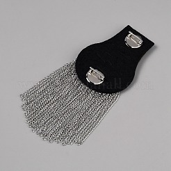 Modische Schulterklappen mit Quasten&nbsp;AJEW-WH0518-31A-P