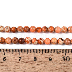 Natürliche kaiserliche Jaspisperlenstränge&nbsp;G-A175B-4mm-07-01