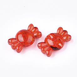 Transparentem Acryl Ösenknöpfe&nbsp;X-TACR-S133-129