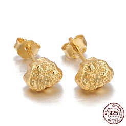 925 Sterling Silber Ohrstecker&nbsp;EJEW-F265-02G