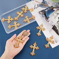 10 pendentif gothique de grande taille en alliage&nbsp;ALRI-SC0001-25