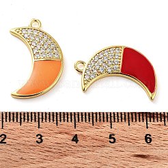 Pendentifs en laiton zircon cubique transparent&nbsp;KK-F871-04G
