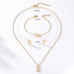 201 Schmucksets aus Edelstahl&nbsp;IS6513