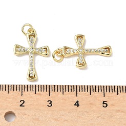 Pendentifs avec zircon cubiques à micro-pavés en laiton&nbsp;X1-KK-Q068-49D-G