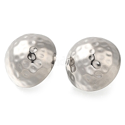 Halbrunde Ohrstecker aus 304 Edelstahl&nbsp;EJEW-I312-05P