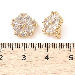 Messing-Pavé-Zirkonia-Abstandshalter&nbsp;LS-KK-B090-03A-01G