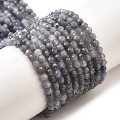 Perles tanzanite naturel brins&nbsp;LS-G-S387-A01-3mm