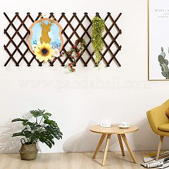 Display mit speziell geformter Gummi-Holzbasis&nbsp;WOOD-WH0023-36