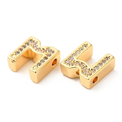Perles de zircone cubique micro pave en Laiton&nbsp;KK-F855-03G-M