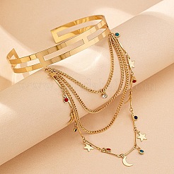 Bracelets de bras supérieurs en alliage&nbsp;BJEW-S180-02G