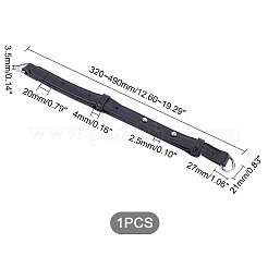 Verstellbare Taschenriemen aus PU-Leder&nbsp;AJEW-WH0176-86