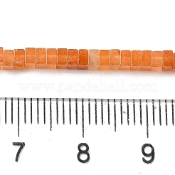 Natürlichen roten Aventurin Perlen Stränge&nbsp;G-N342-80